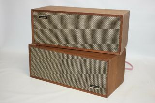 Vintage Realistic Solo - 4 Pair - Speakers Retro 16x7.  5x6” Pair Great.