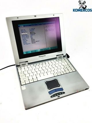 Vintage Laptop Retro Panasonic Cf - 37 Pentium 3,  128mb Ram,  With Caddy " Forparts