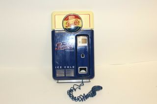 Vintage Pepsi - Cola Corded Wall Telephone Phone Pepsi Cola Soda