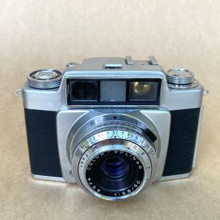 AGFA Silette SLE Vintage Film Camera W/ Solinar 50mm 1:2.  8 & Leather Case, 2