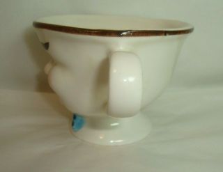 Vintage BAILEY ' S Irish Cream WINKING YUM Coffee cup - Male Cup with Blue Necktie 3