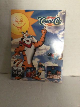 Vintage Kelloggs Cereal City Tony The Tiger,  Snap Crackle Pop School Paper Folder