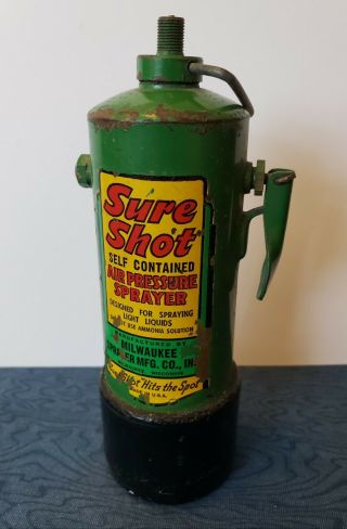 Vintage Sure Shot Self Contained Air Pressure Sprayer - Milwaukee