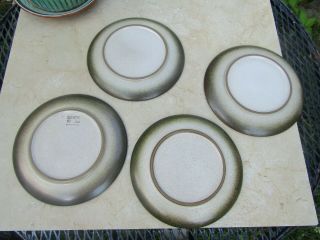 Set 4 Vintage Edith Heath Ceramics SEA AND SAND MCM California Cups & Saucers 2