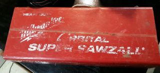 Milwaukee Heavy Duty Sawzall Metal Carrying Case Repurpose Vintage