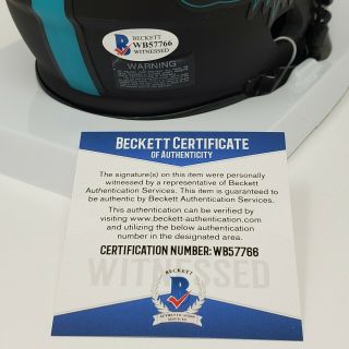 Larry Little Miami Dolphins Signed Autographed Eclipse Mini Helmet HOF 93 17 - 0 2