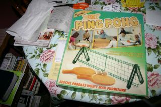 Offical Nerf Ping Pong Vintage 1982 Parker Brothers Comes In The Orgional Box