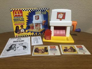 Vintage Mcdonalds Happy Meal Magic French Fry Snack Maker 1993 Near Cib