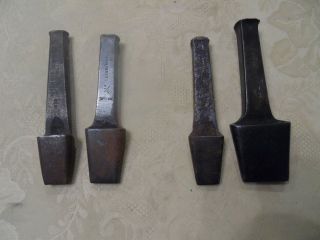 Vintage Leather Tools 4 C S Osborne Punches,  Oblong & Trace