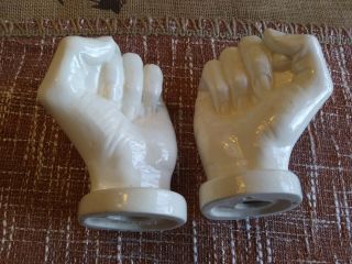 Vintage N.  Funk Nancy Funk Ceramic Toilet Paper Holder Hand Towel Holder 2