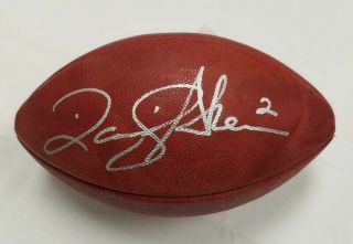 David Akers Signed Official Wilson " The Duke " Nfl Football (eagles)
