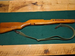 Vintage Chinese SKS Military Rifle Stock With Sling,  Numbered Stock 2
