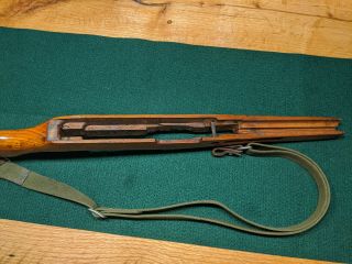 Vintage Chinese SKS Military Rifle Stock With Sling,  Numbered Stock 3