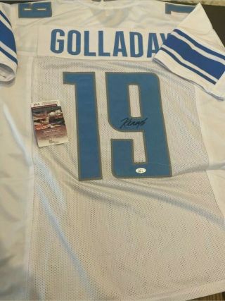 Kenny Golladay Signed Detroit Lions White Jersey Jsa Lowest Priced On Ebay
