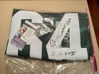 Packers Jerry Kramer Signed Jersey W/ Hof Jsa Auto Autograph Green Bay