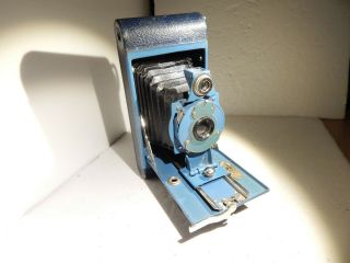 Kodak Rainbow Hawkeye Vintage Camera No.  2 Model B - Blue Version