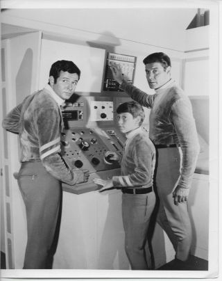 Lost In Space Tv Vintage Bw 8x10 John Don And Will
