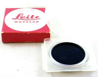 Vintage E39 Leitz Leica Infrared (ir) Filter In Case And Box
