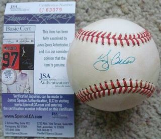 Yogi Berra (d 2015) Signed Oal Baseball Jsa Authenticated York Yankees