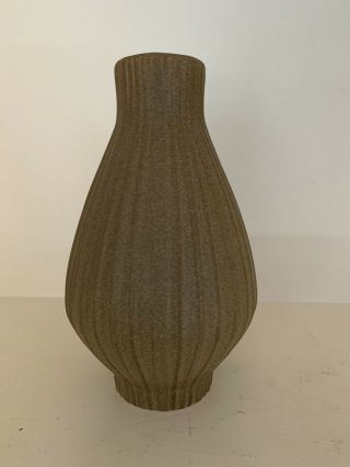 Vintage Jonathan Adler 5  Seed " Vase Geometric Bulb Ribbed Pot A Porter