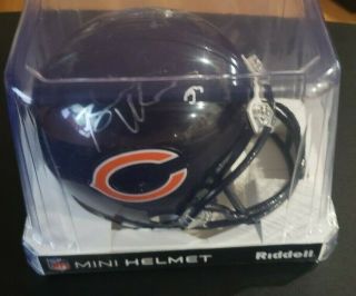 Chicago Bears Brian Urlacher Autographed Mini Helmet