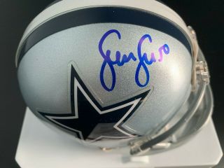 Sean Lee Autographed Dallas Cowboys Mini Football Helmet - Jsa