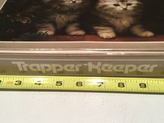 Vintage Trapper Keeper Notebook 1980 ' s 1990 ' s Cute Gray Cats Kittens 29096 Mead 3