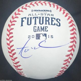 Aaron Nola Signed 2015 Futures Game Omlb Baseball Philadelphia Phillies Proof J1