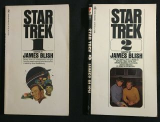 Star Trek Book Series 1 - 12 James Blish,  More Paperback Vintage 70s 18 Books