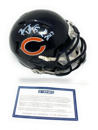Brian Urlacher Chicago Bears Autograph Signed Mini Helmet Hof Insc Steiner