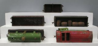 Lionel Standard Gauge Vintage Freight Cars: 517,  215,  212,  212,  116 [5] 3