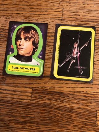 Vtg 1977 Assorted Star Wars Trading Cards (32) 20th Century - Fox,  Nr
