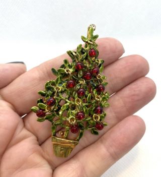 Vintage Christmas Tree Pin - By Robert