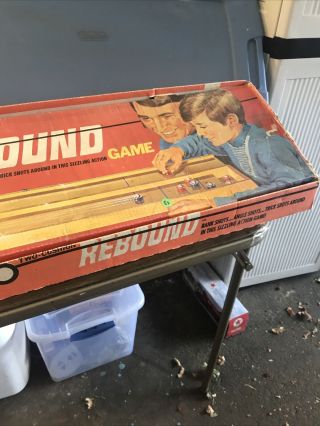 Vintage Ideal Two Cushion Rebound Board Game