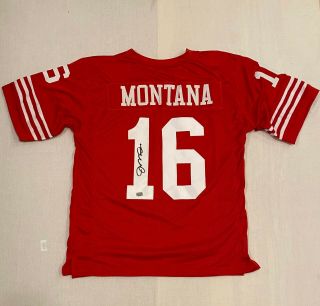 Joe Montana Signed San Francisco 49ers Autographed Jersey