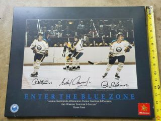 Buffalo Sabres Alumni - French Connection - Martin - Perreault - Robert / Signed