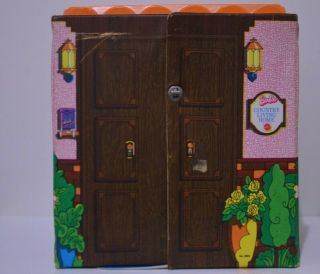 Rare Vintage Mattel Barbie Country Living Home Mattel Fold Out Doll House 1973