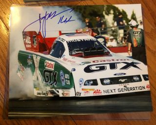 John Force Authentic Hand Signed Auto 8x10 Photo