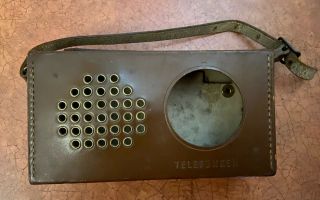 Vintage Telefunken Partner Ii Radio Leather Case