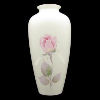 Vintage Noritake Nippon Toki Kaisha Vase Hand Painted Roses Signed 8 3/4 