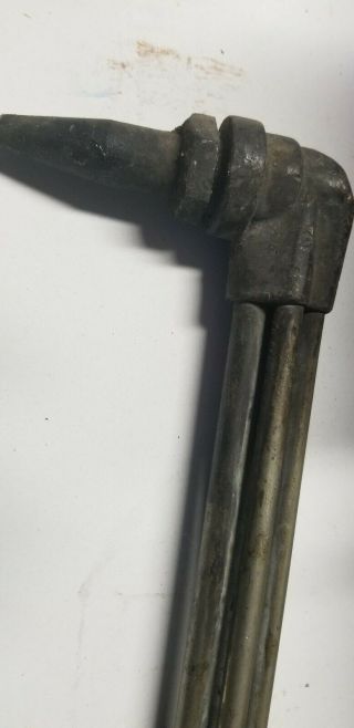 Antique Vintage Oxweld Brass Oxy - Acetylene Welding Cutting Torch Tool 3