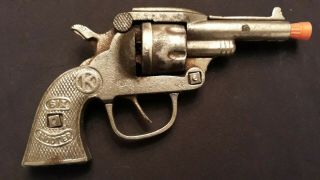 Vintage Kilgore Cast Six Shooter Cap Gun.  Great
