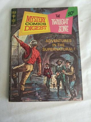 Vintage Mystery Comics Digest 12 The Twilight Zone July 1973 Gold Key