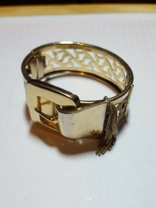 Vintage Gold Tone Bracelet Marked Whiting And Davis