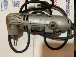 Vintage Sears Craftsman 1/4” Right Angle Drill - Industrial Cat.  No 900.  27161