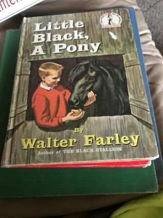 Little Black A Pony Walter Farley Dr Seuss Beginner Book Vintage 1961 Bce Hc