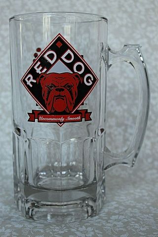 Vtg Red Dog Beer Mug Plank Road Brewery 1997 1 Qt 3 Lbs Stamped 12 L