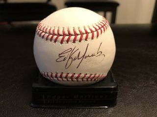 Edgar Martinez Autographed Baseball Hof 2019 Seattle Mariners “gar” Inscription