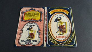 1930s Antique Vintage Cigarette Rolling Papers Dutch Indies 1x Wajang Brand
