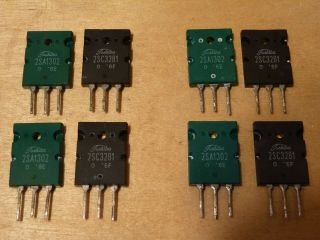 Toshiba 2sc3281 2sa1302 Vintage (4) Matched Pairs Transistors